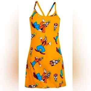 Disney Mickey & Co Yellow Outdoor Voices Apparel Althletic Dress Small NWT